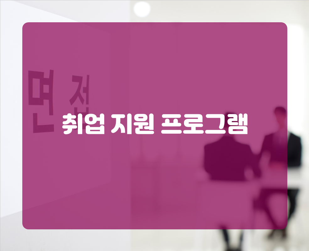 취업 지원 프로그램