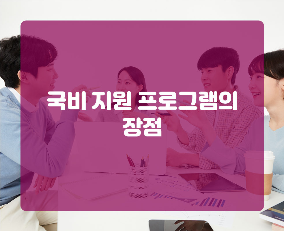 국비 지원 프로그램의 장점