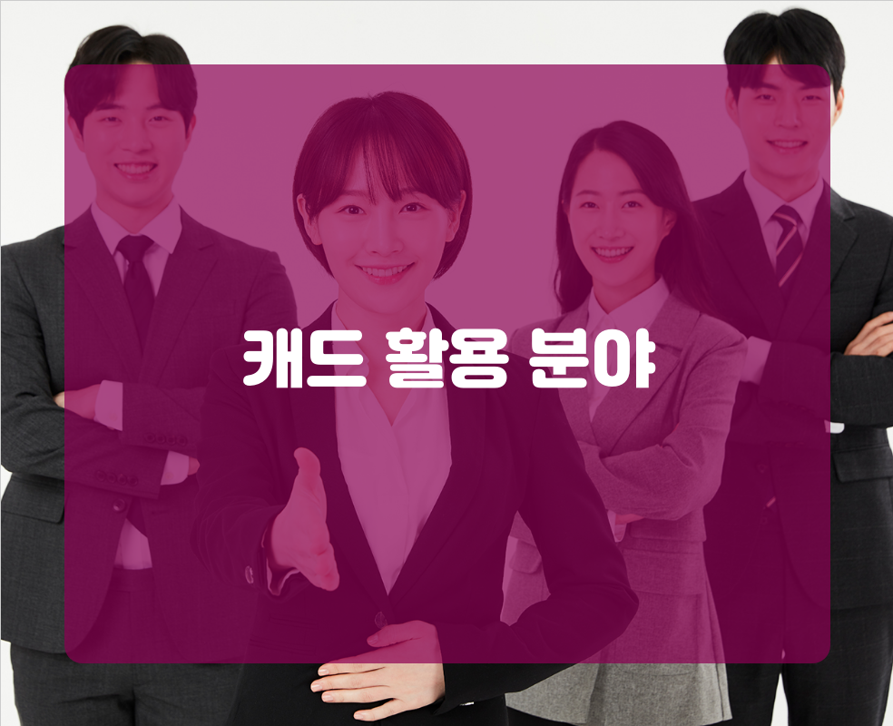 캐드 활용 분야