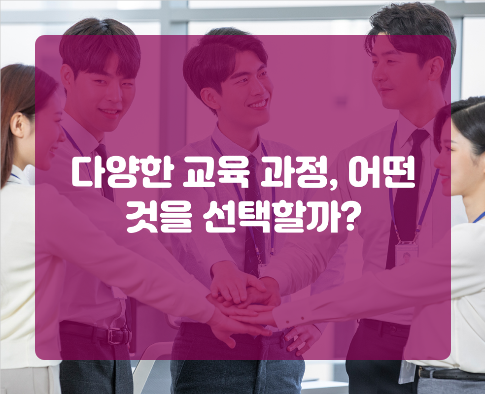다양한 교육 과정, 어떤 것을 선택할까?