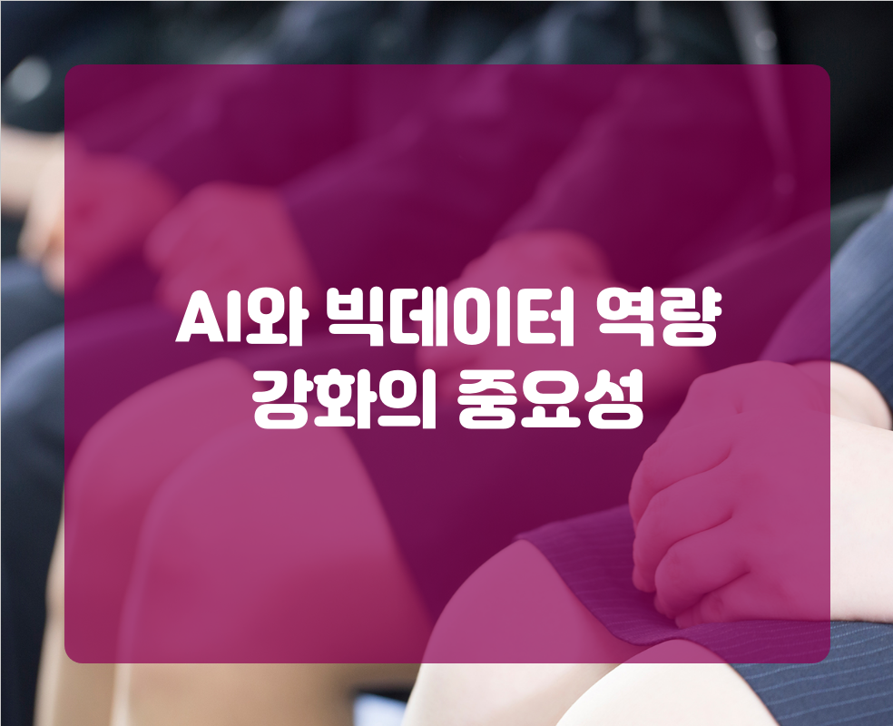 AI와 빅데이터 역량 강화의 중요성