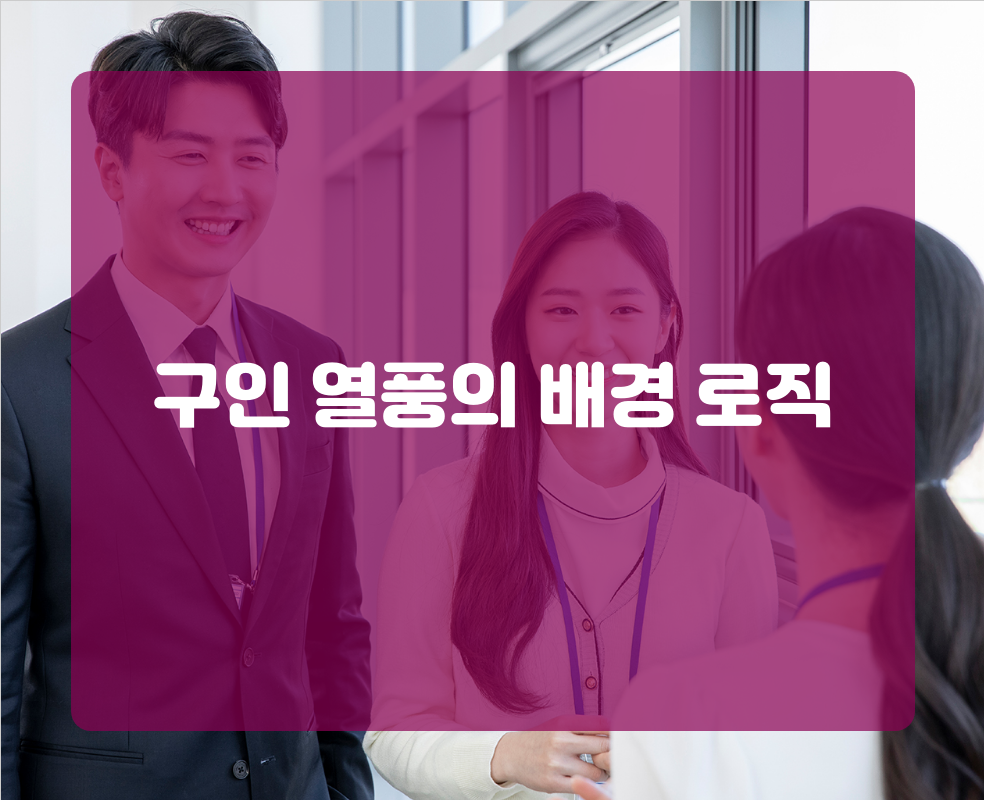 구인 열풍의 배경 로직